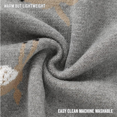 Whimsy Collection - Luxury 100% Cotton Knit Swaddle Baby Blanket