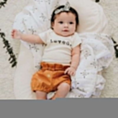 Loved. Organic Cotton Baby Bodysuit Short Sleeve